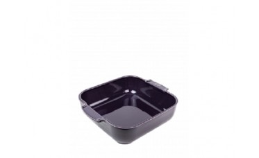 Peugeot Appolia Keramische Ovenschaal Vierkant Satijnzwart Peugeot Appolia Keramische Ovenschaal Vierkant Satijnzwart