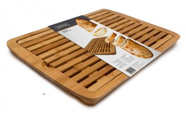 VinBouquet Broodplank met rooster bamboe VinBouquet Broodplank met rooster bamboe