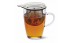 Simax Theeglas met zeef en filter Simax Theeglas met zeef en filter