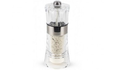 Peugeot Oslo Zoutmolen Vochtig Zout 14 cm Transparant Acryl En Inox Peugeot Oslo Zoutmolen Vochtig Zout 14 cm Transparant Acryl En Inox